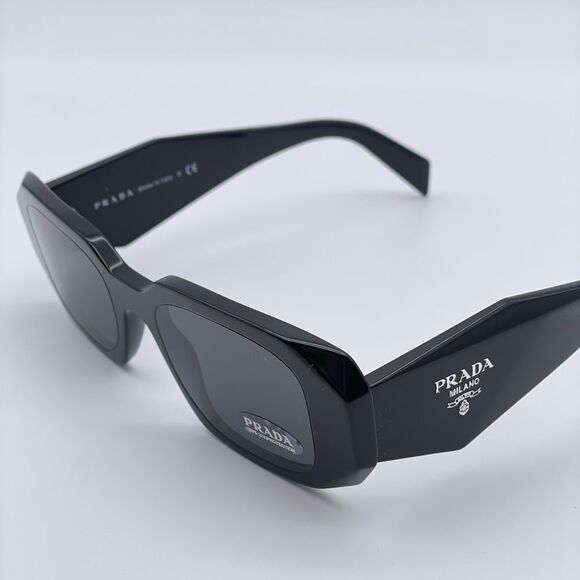 NEW PRADA Sunglasses PR17WS 1AB5S0 Black/Dark Grey Unisex - Picture 3 of 14
